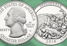 2014-S Shenandoah National Park Quarter : A Collector’s Guide 2014-S Shenandoah Quarter. Image: United States Mint.