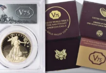 2020-W American Gold Eagle V75. Image: GreatCollections.