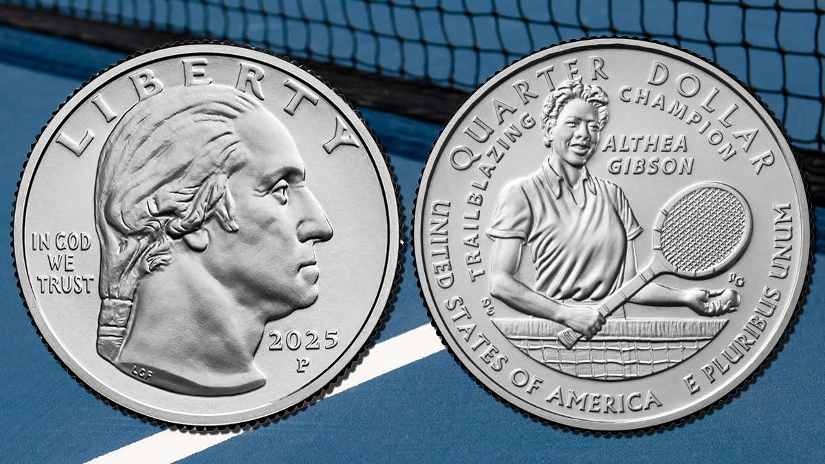 2025-P Althea Gibson American Women Quarter. Image: United States Mint/CoinWeek.