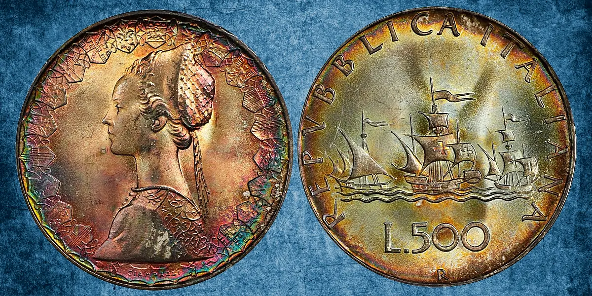 ITALY. 500 Lire, 1966-R. Rome Mint. PCGS MS-67.