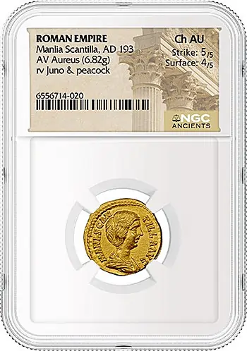 Manlia Scantilla gold aureus