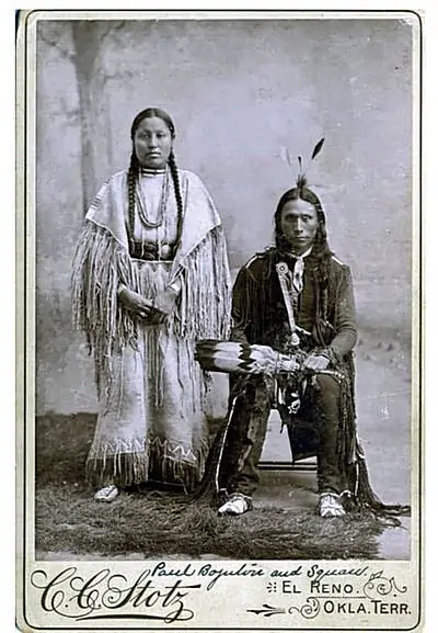 Figure 7. Photograph of Paul T. Boynton and his wife, Medicine Sack, ca. 1894. Cowan’s Auction (June 21, 2019), lot 283.