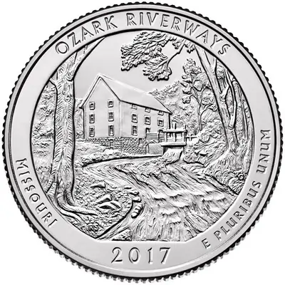 America The Beautiful Quarter - Ozarks
