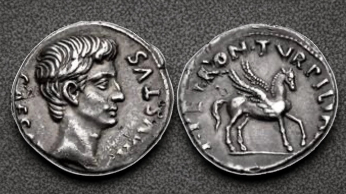 Augustus AR Denarius. Image: CNG / CoinWeek.