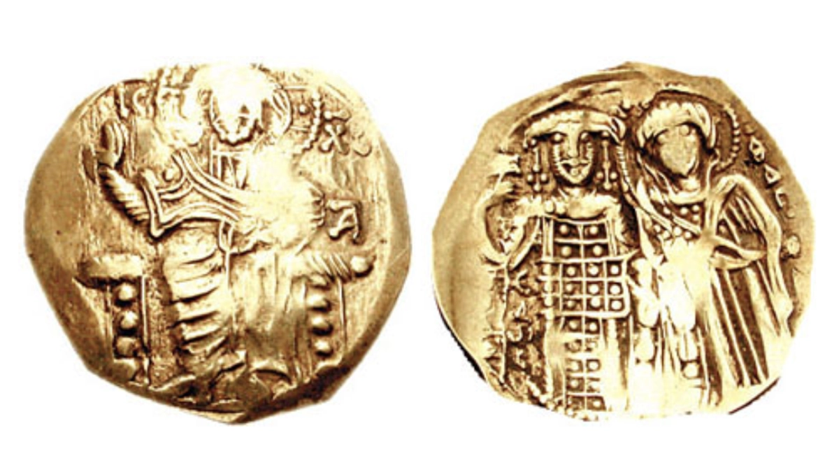 Empires in Exile: Coins of the Byzantine Successor States - EMPIRE of NICAEA. Theodore II Ducas-Lascaris. 1254-1258. AV Hyperpyron (3.53 g, 6h). Magnesia mint. Dated RY 1 (1254/5). Image: CNG.