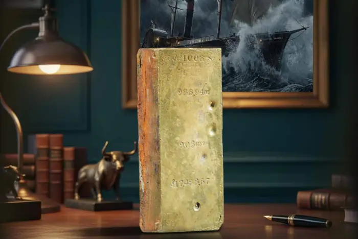 Forged in San Francisco in 1857, the Eureka Bar weighs an extraordinary 933.34 troy ounces.