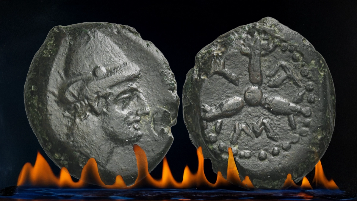 Bronze 6.96 g. Calciati 2 Overstruck on a bronze of Syracuse. Image: Numismatica Ars Classica/ CoinWeek.