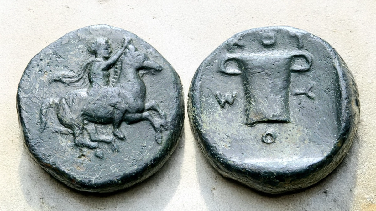 This is a bronze of Kotys I.