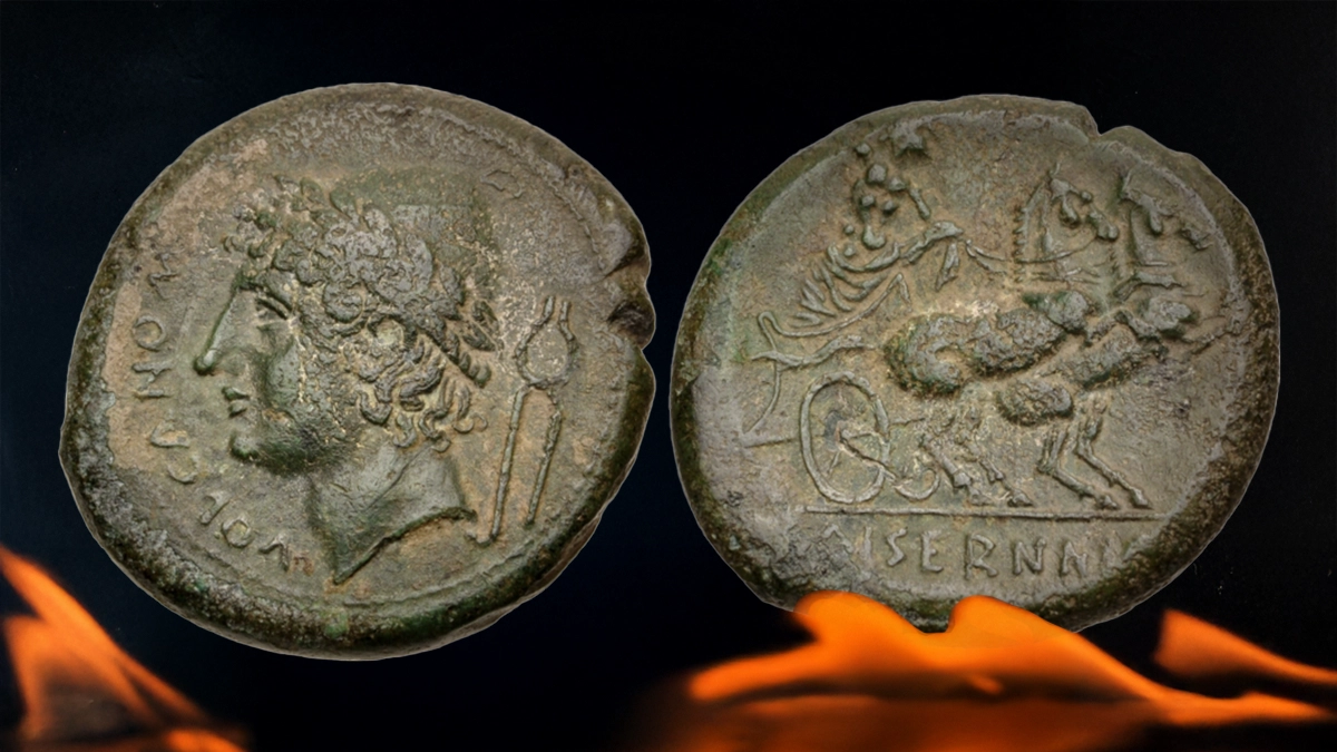 Bronze Obol, 6.86 g,. Campana 3b. Image: CNG/ CoinWeek.