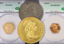 CAC-Approved coins that sold in October 2024.