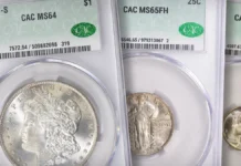 CACG coins sold in September 2024 by GreatCollections. Image: GreatCollections / CoinWeek.