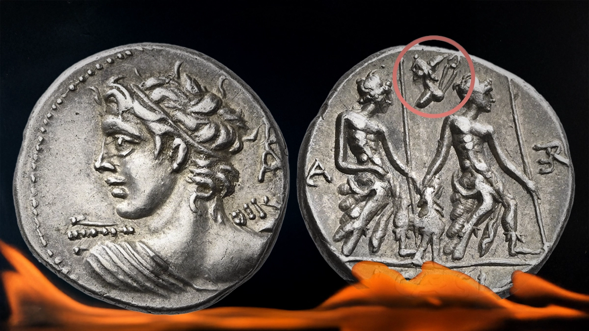 L. Caesius. 112/111 BCE. Silver Denarius 3.96 g.. Crawford 298/1. Image: NAC/ CoinWeek.
