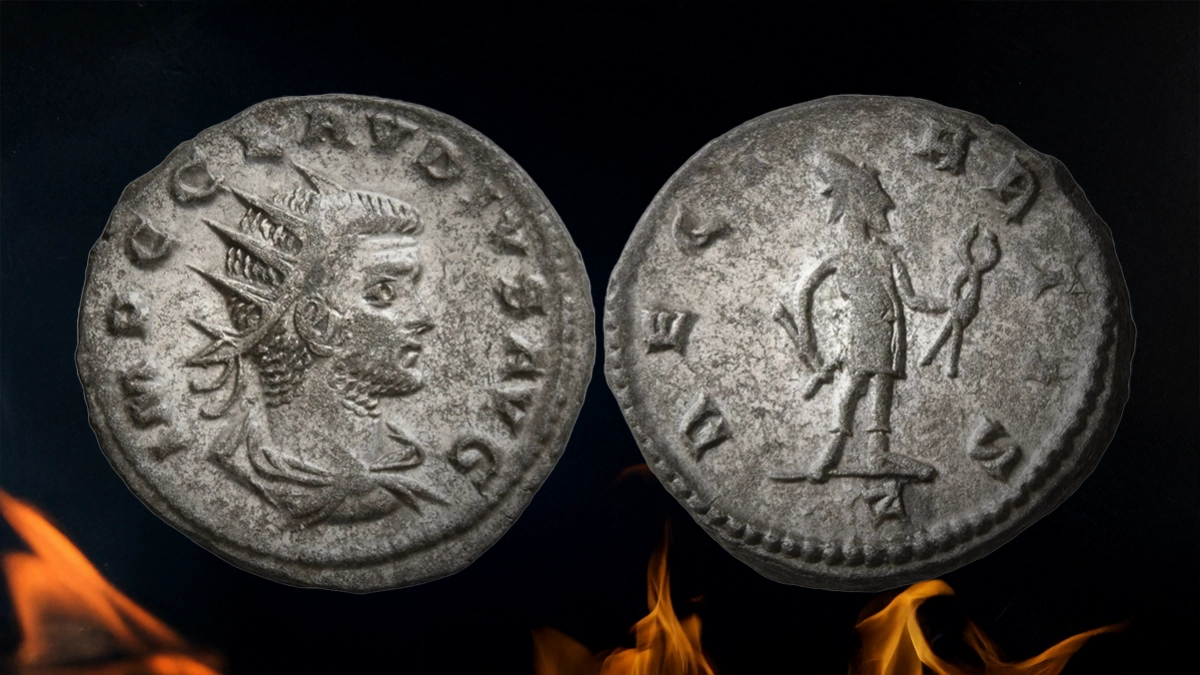 Claudius II Gothicus 268-270 CE. Silver Antoninianus 3.50 g Antioch, RIC 215. Image: Leu Numismatik / CoinWeek.