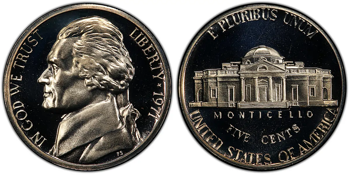 Deep Camo No S 1971 Jefferson Nickel