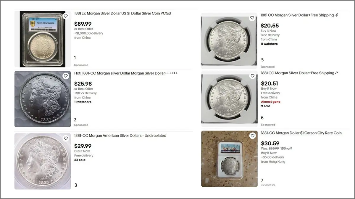 eBay Fakes aboung! Composite Screenshot: eBay / Jack Young.