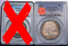 *NO* Fun With Fakes – An AliExpress Moment: Jack Young AliExpress Fake 1807 Half Dollar vs. PCGS Genuine 1807 Half Dollar.