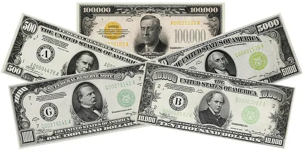 Ultra High Denomination US Banknotes