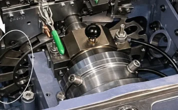 Dial Feeder Mechanism on a horizontal stroke Schuler Press