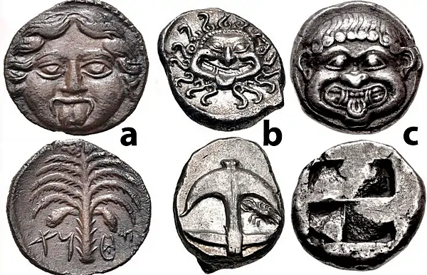 More greek Coins with Medusa