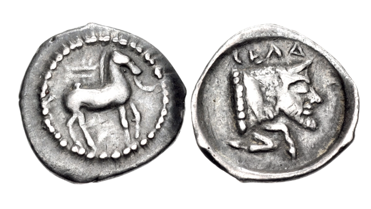 Gela Silver Litra c.465-450 BCE, 0.82 g. Image: CNG.