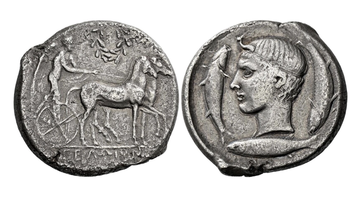 Silver Tetradrachm c.425 BCE, 16.89 gImage: NAC.