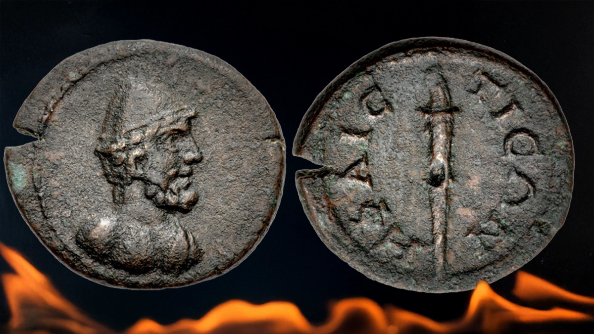 Hephaistia. Bronze unit 4.69 g, BMC 12. Image: CNG / CoinWeek.