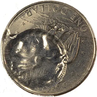 CAC Certified Unique Eisenhower Brockage w 10C Planchet