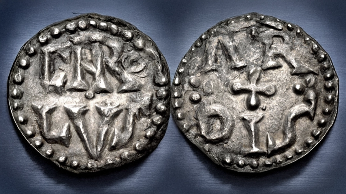 Karl (Charlemagne) Class 2 Silver Denier (18mm, 1.21 g). Class 2. "Ardis" (Uncertain Provençal) mint. Struck 771-793/4. Depeyrot 56. Image: CNG / CoinWeek.