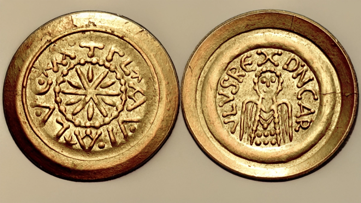 Gold Tremissis (18mm, 1.00 g,). Lucca mint. after 774. Depeyrot 515B. Image: CNG / CoinWeek.