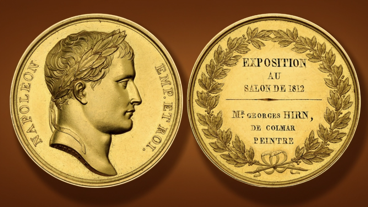 Paris Art Salon of 1812 Medal. Image: Atlas Numismatics.