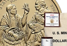 Native American $1 Coin 2026 Rolls and Bags