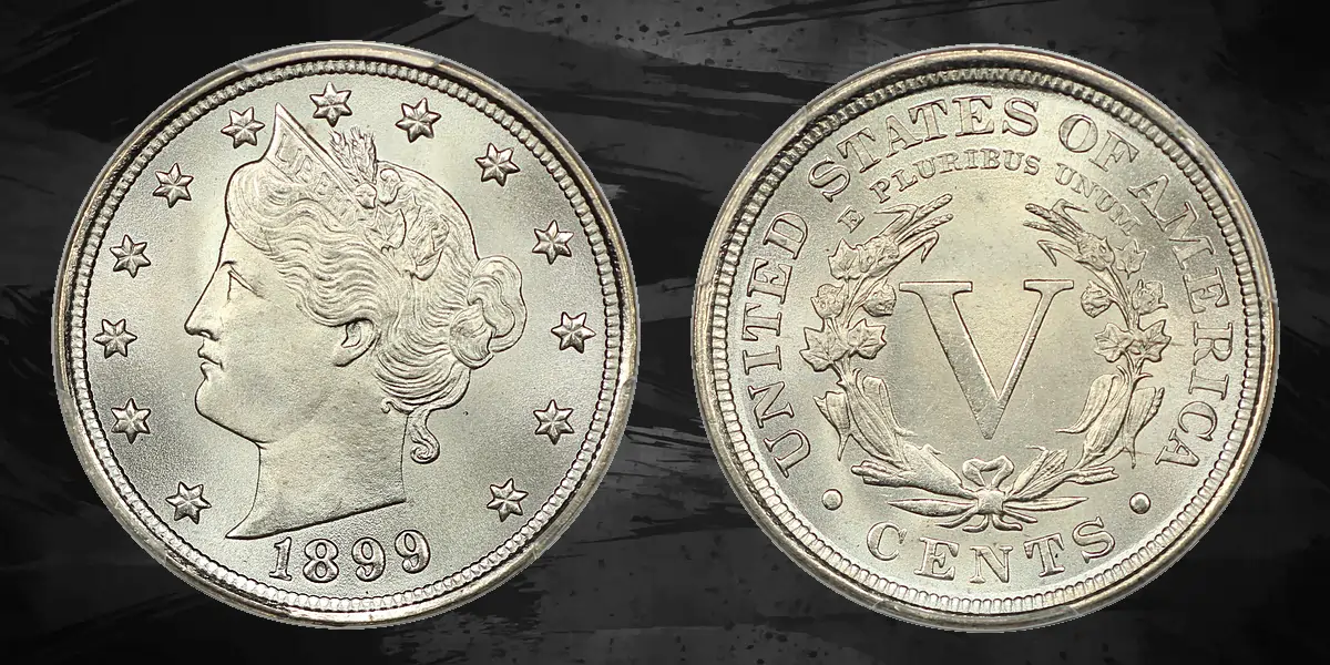 1899 5C PCGS/CAC MS67