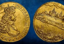 Norway (1661) 10 Ducat – Fort Aggershus