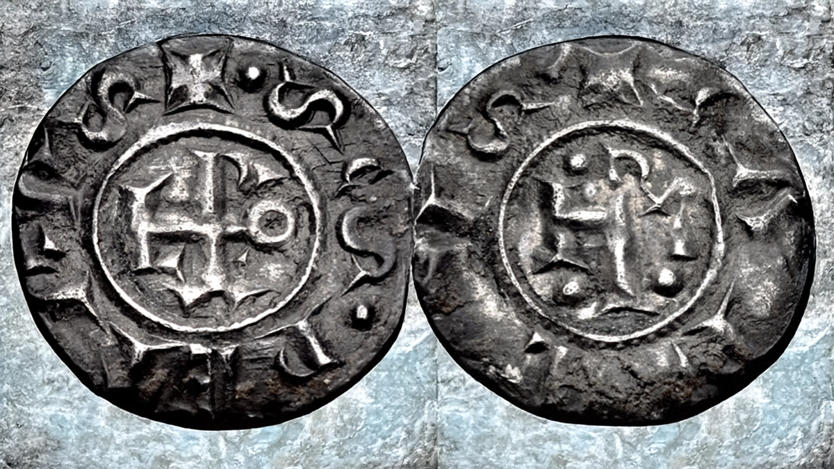 Pope Leo III. Silver Denaro (20mm, 1.22 g). Rome c.800-814. Berman 14. Image: CNG / CoinWeek.