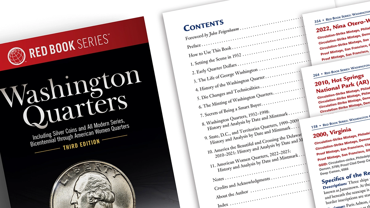 Red Book Series: Washington Quarters, 7th Edition. Image: Whitman Brands.