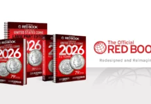 Whitman Unveils Redesigned 2026 Red Book, Launching April 8, 2025 2026 Red Books. Image: Whitman Publishing.