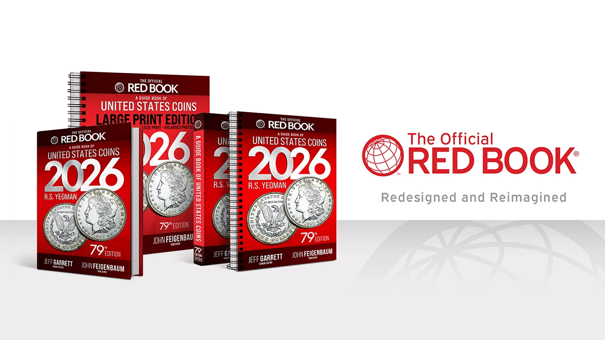 2026 Red Books. Image: Whitman Publishing.