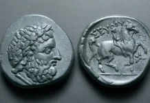 This is an image of a bronze of Seuthes III.