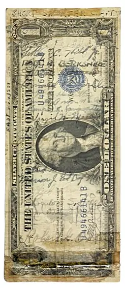 A short snorter signed by Clark Gable.