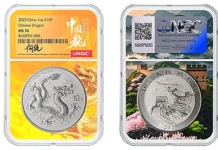 NGC Signs Exclusive He Chun Signature Label for 2025 Silver Dragon Coin China 2025 Silver Dragon Bullion Coin