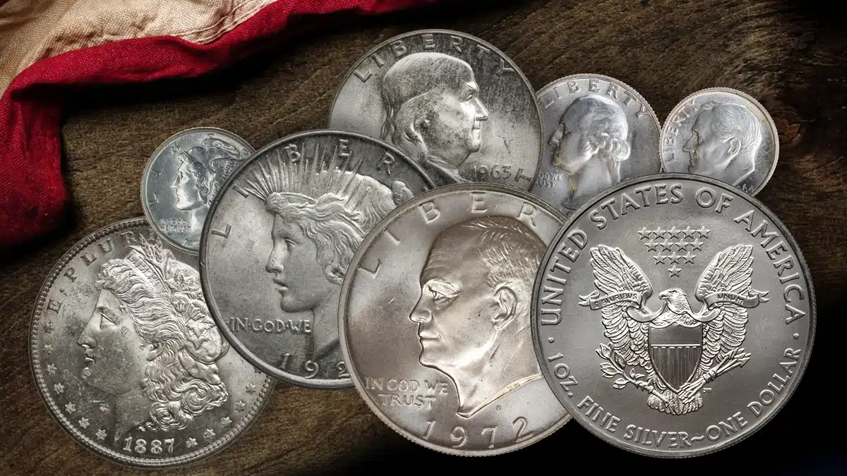 As assortment of silver U.S. Coins. Image: CoinWeek.