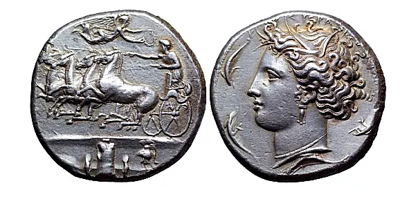 SYRACUSE DEKADRACHM of EUAINETOS