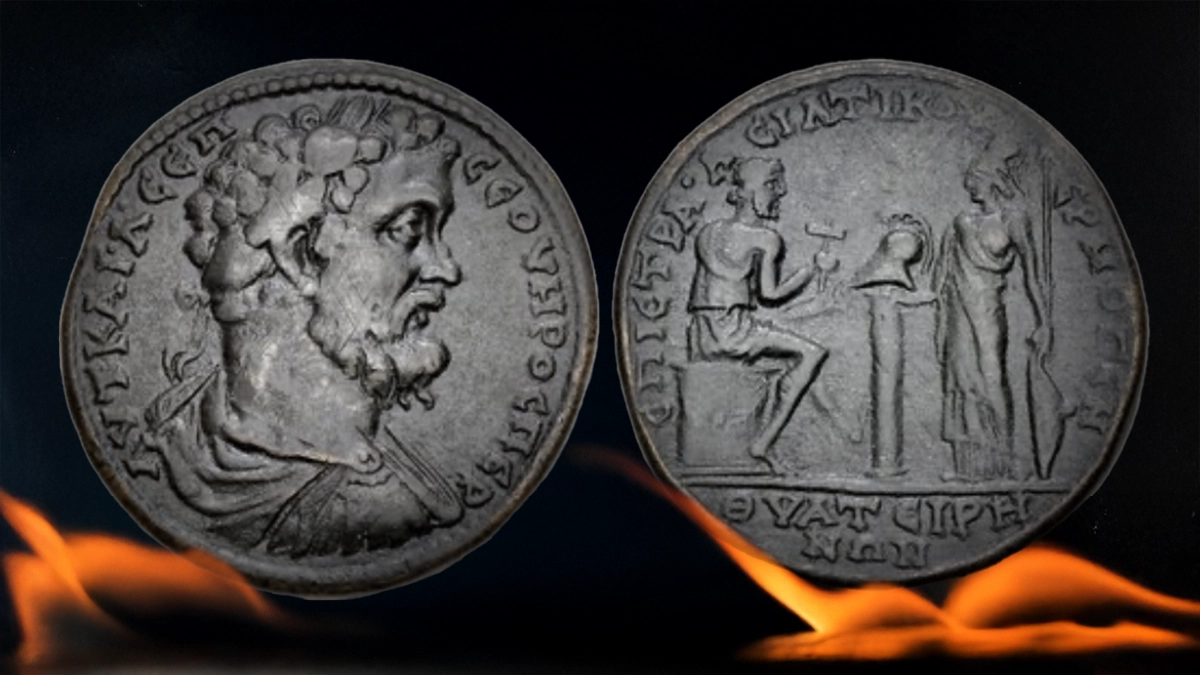 Thyateira. Septimius Severus. AD 193-211. Bronze Medallion 42.92 g, Waddington 7067. Image: CNG / CoinWeek.