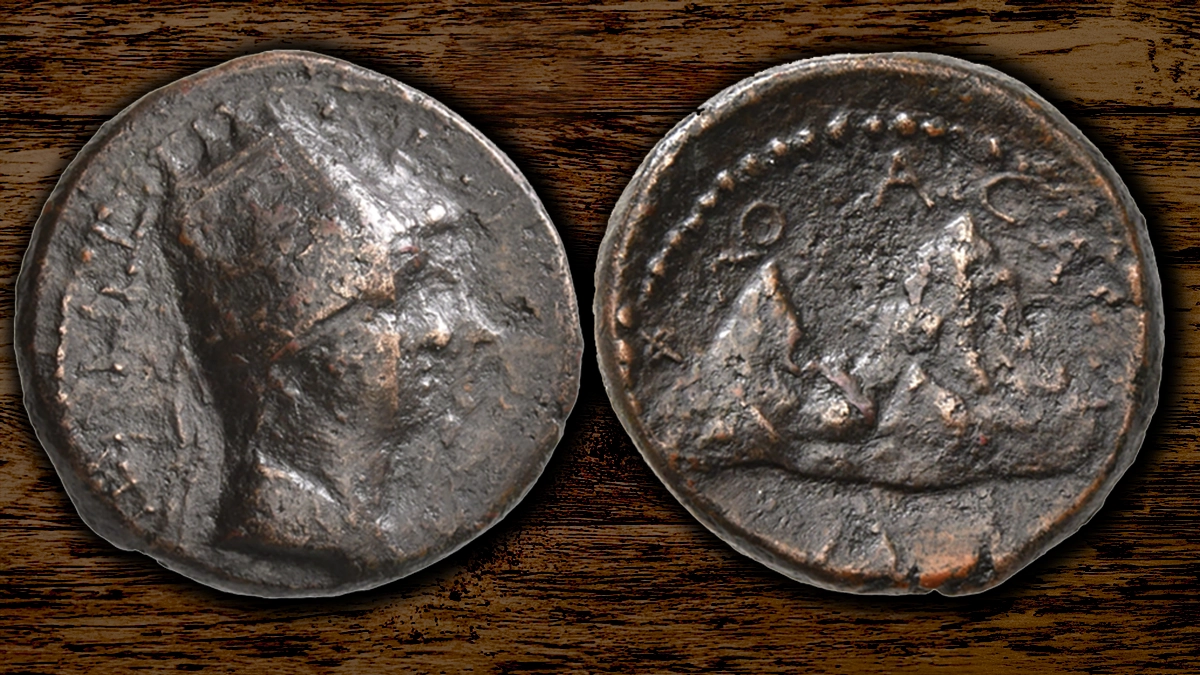 ARMENIA. Tigranes IV (Restored) and Erato, 2 BCE-1 CE. Dichalkon (,19 mm, 4.77 g,) Artaxata. Image: Leu Numismatik AG / CoinWeek.