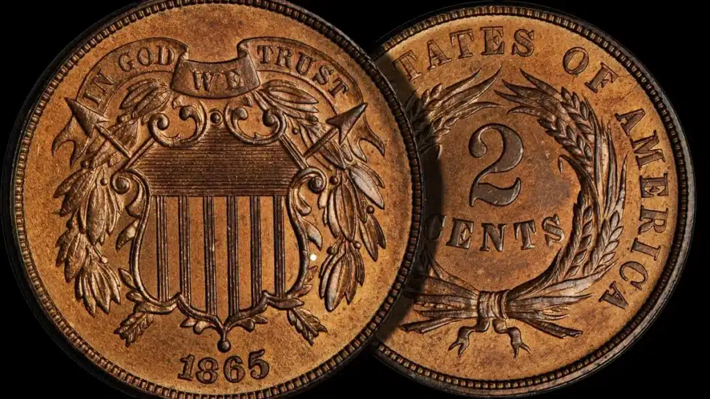 Two-Cent Pieces. Image: CoinWeek.
