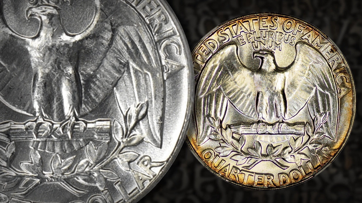 Type B Washington Quarter Reverses.