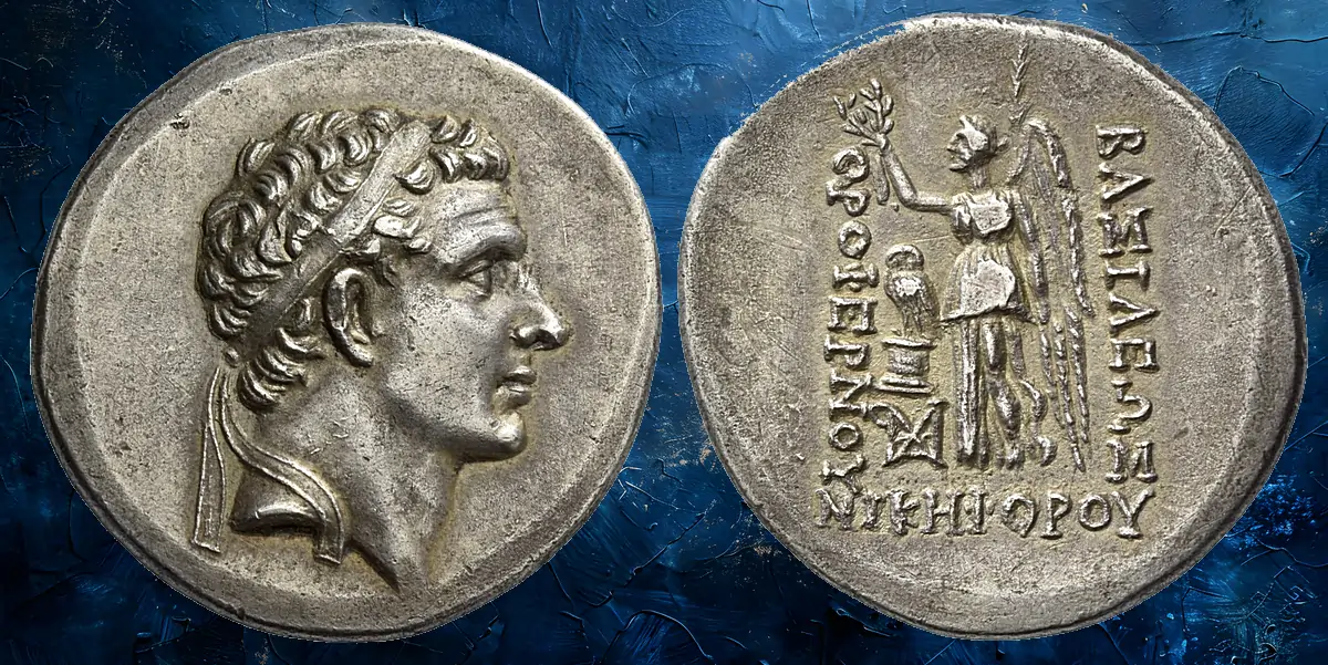 Orophernes usurper circa 159 - 157 BC. Tetradrachm