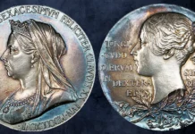 1897 Queen Victoria Diamond Jubilee Silver Medal